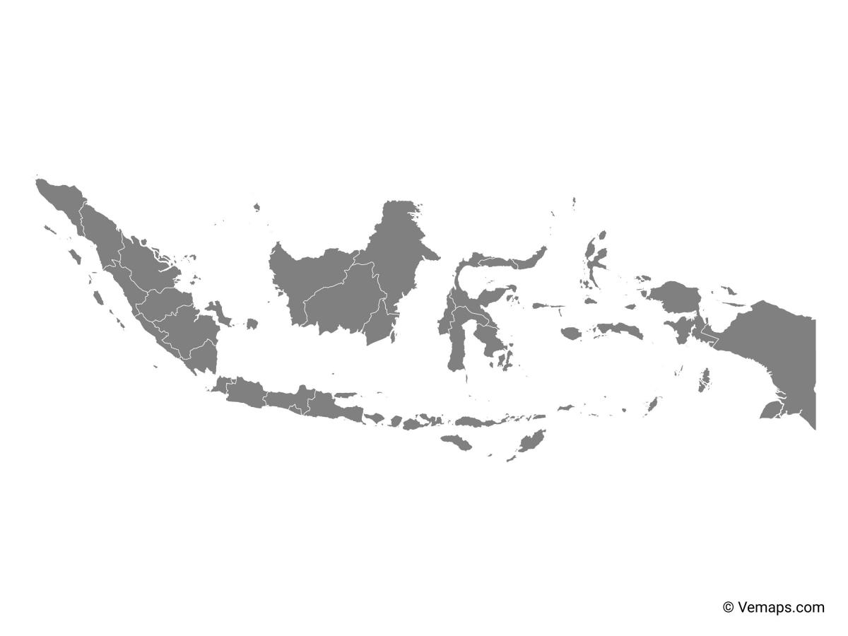 Indonesia vector map